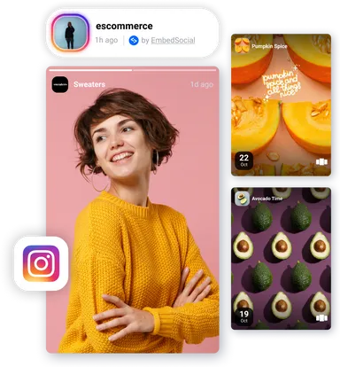 Screenshot di Instagram per le storie